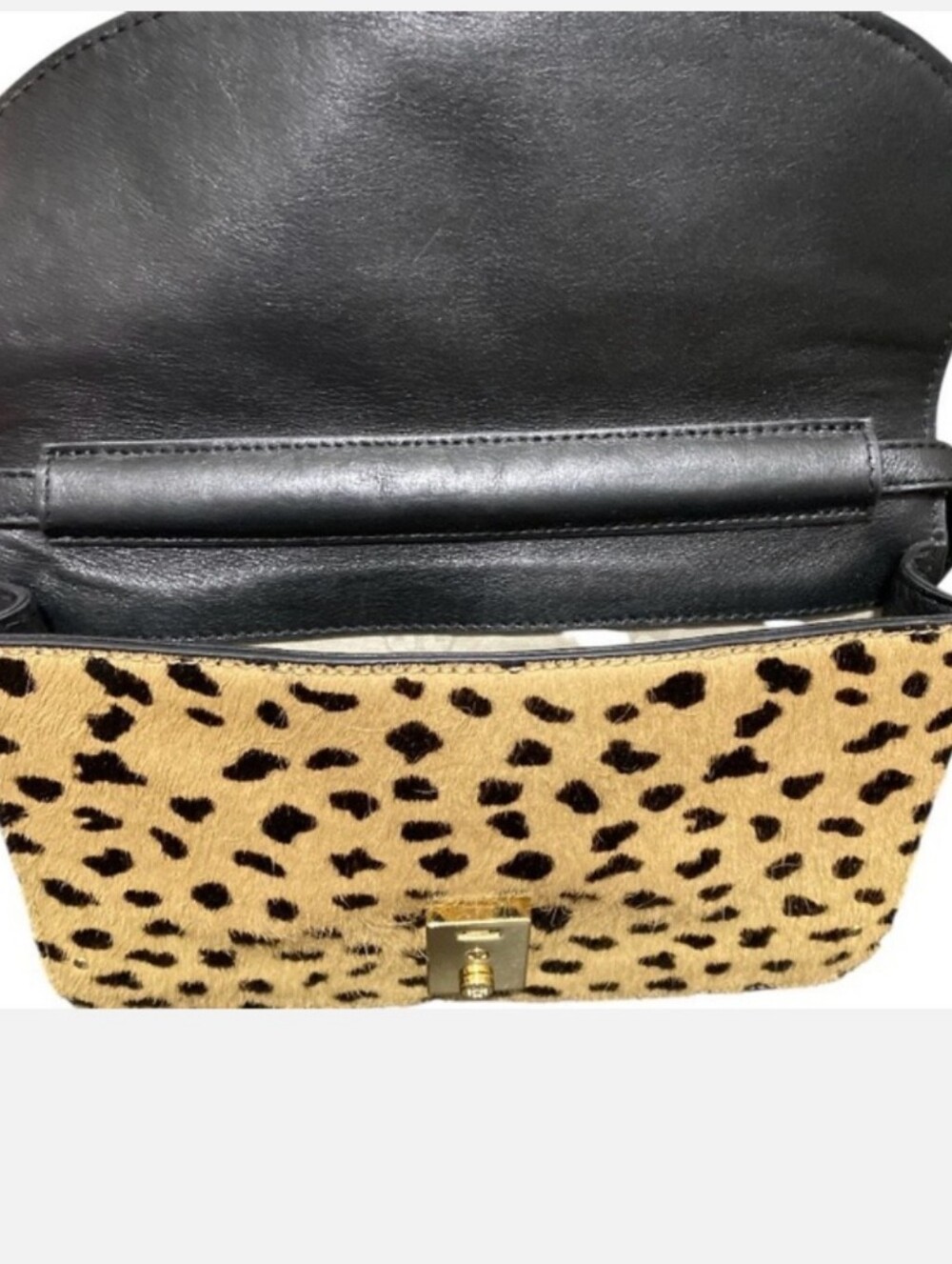 Tory Burch Signature Calf Hair Crossbody Bag - Picture 10 of 13